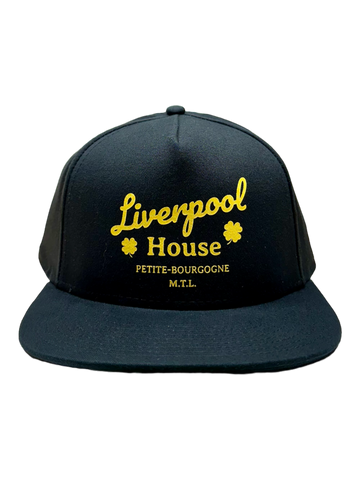 Liverpool House Cap in black